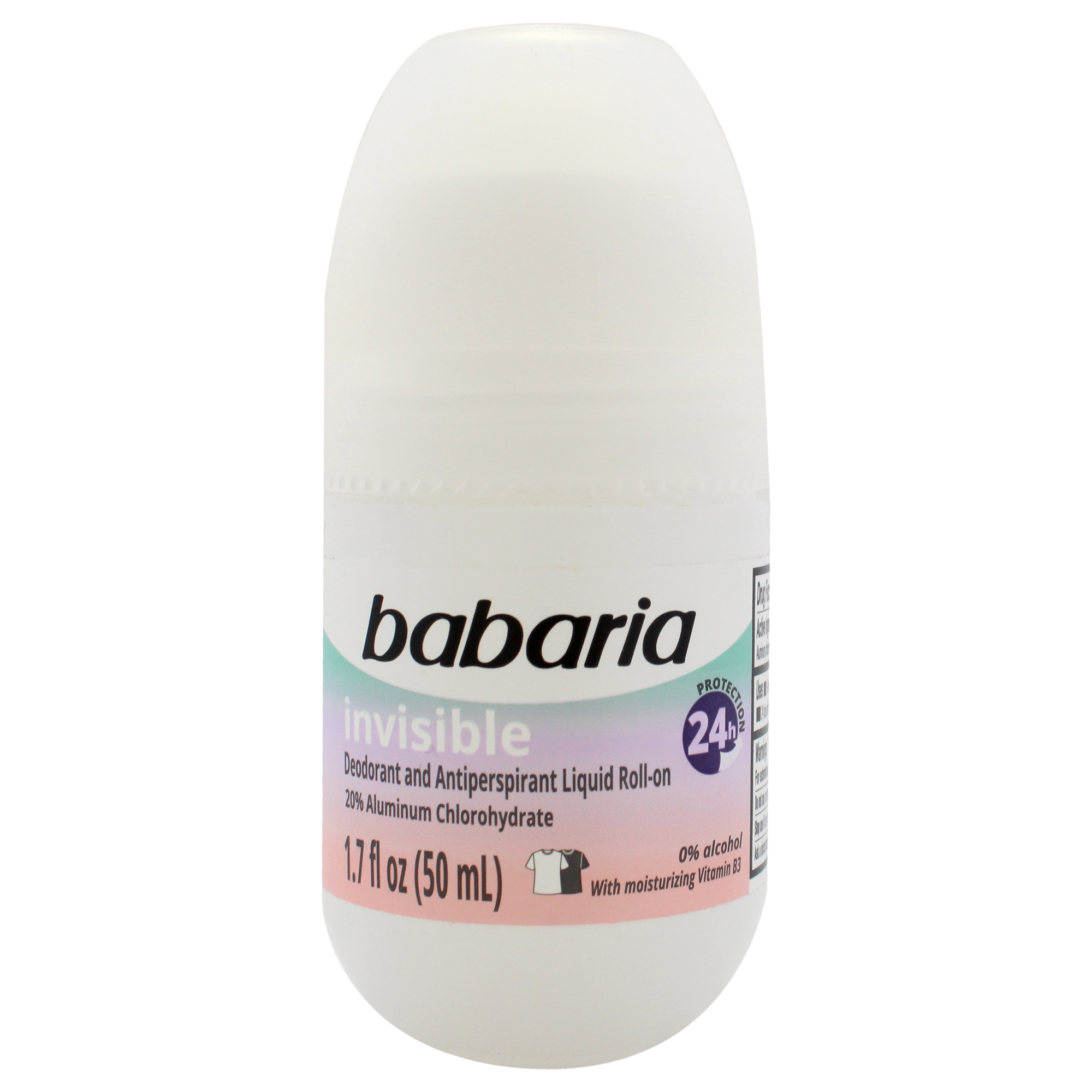 Babaria Invisible Deodorant Roll-On 50ml