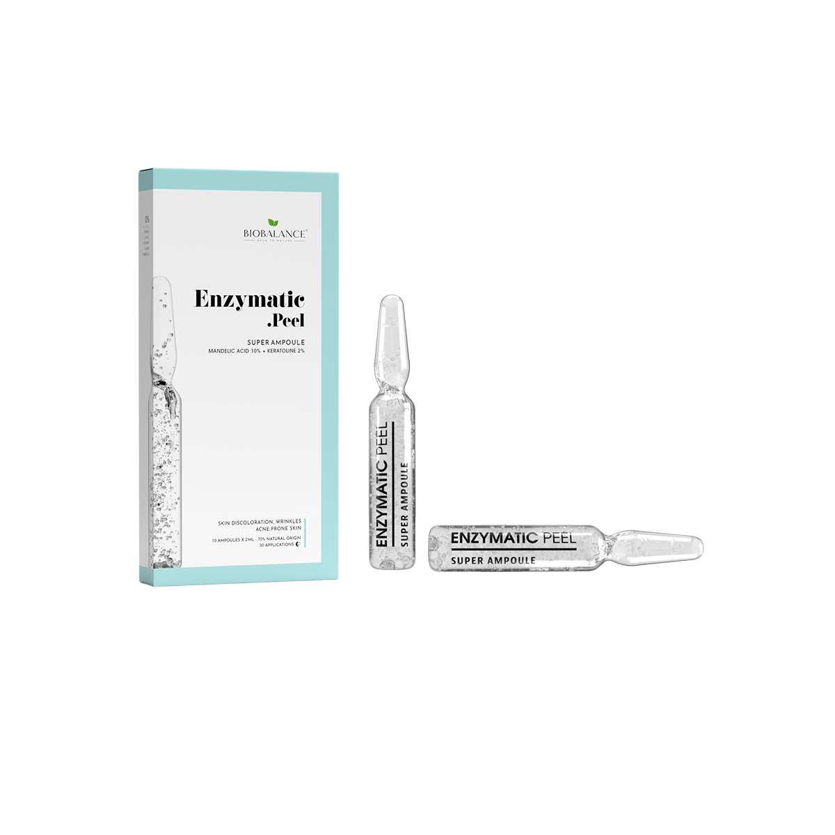 BioBalance  Super Ampoule Enzymatic Peel Mandelic Acid 10% 10 Ampoules x 2 ML