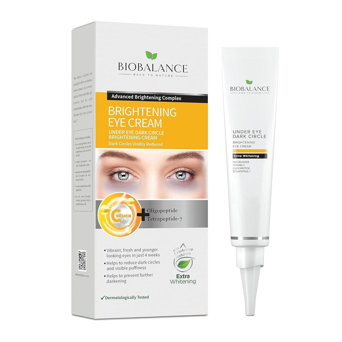 BioBalance Under Eye Brightening Cream 15ml