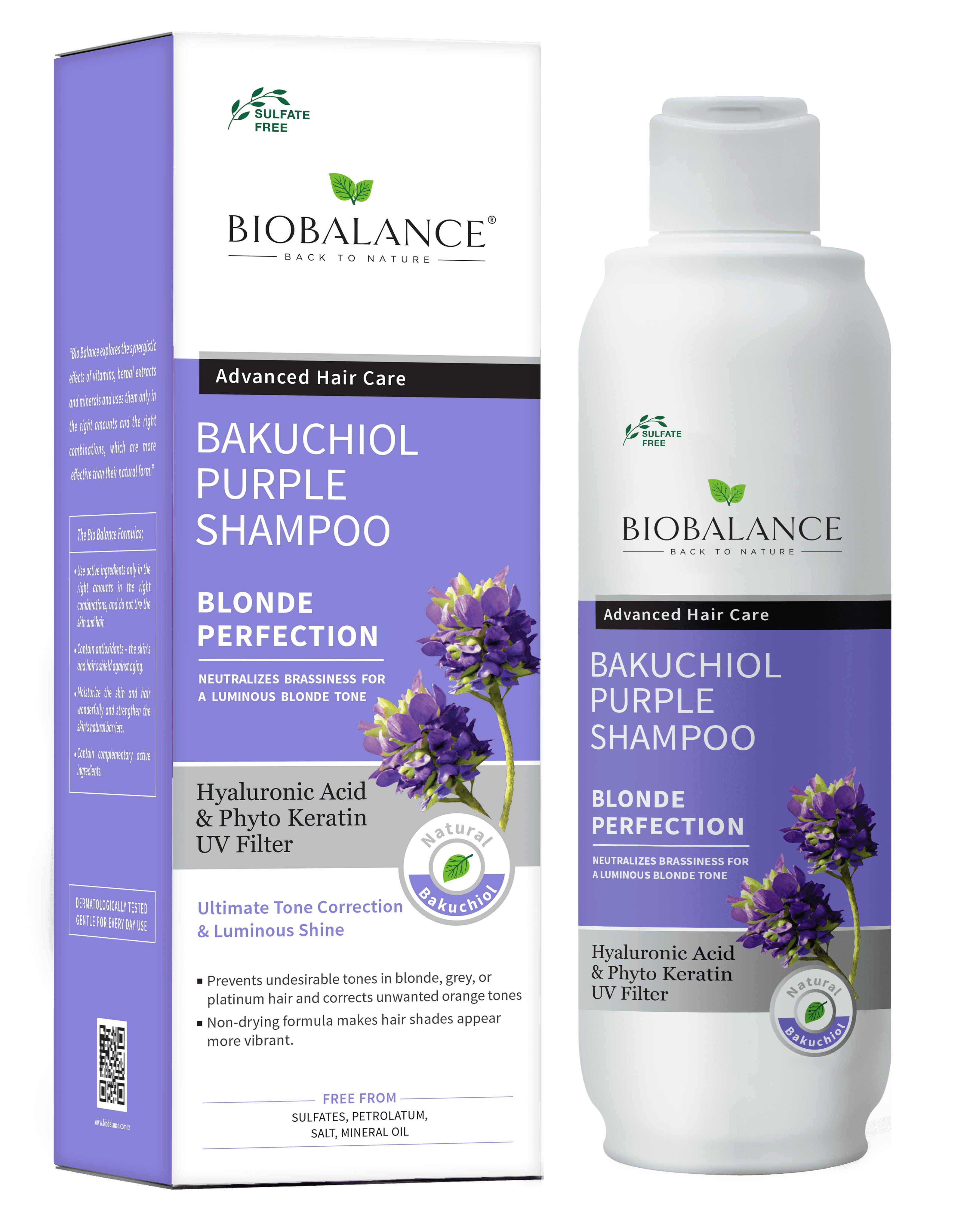 BioBalance Bakuchiol Purple Shampoo 330ml