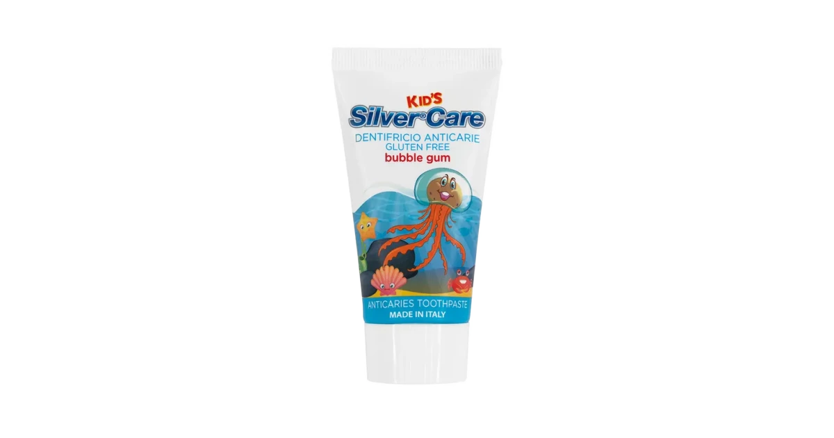 Silver Care Toothpaste For Kids Bubble Gum 50ml