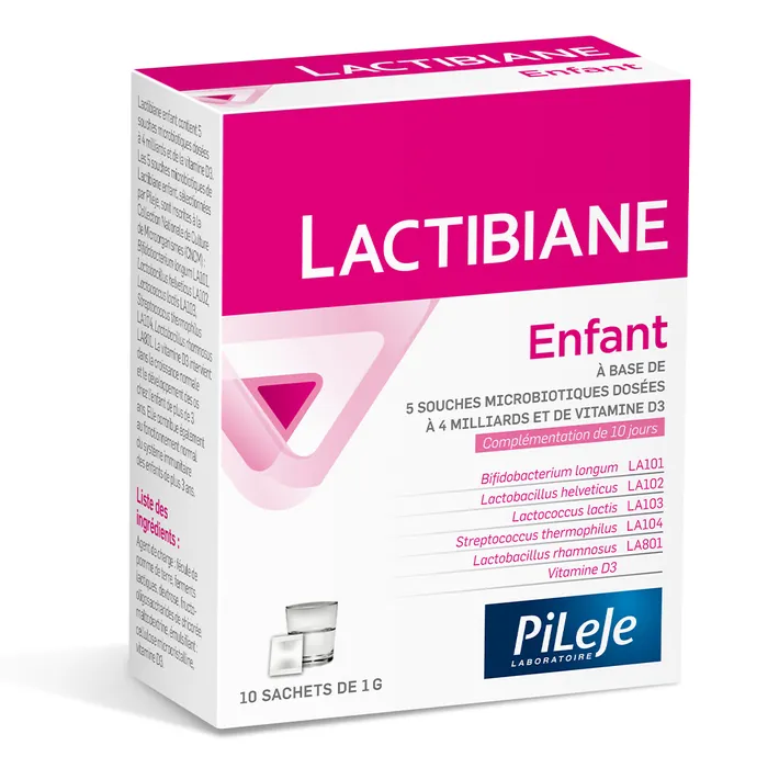PiLeJe Lactibiane Enfant 10 Sachets