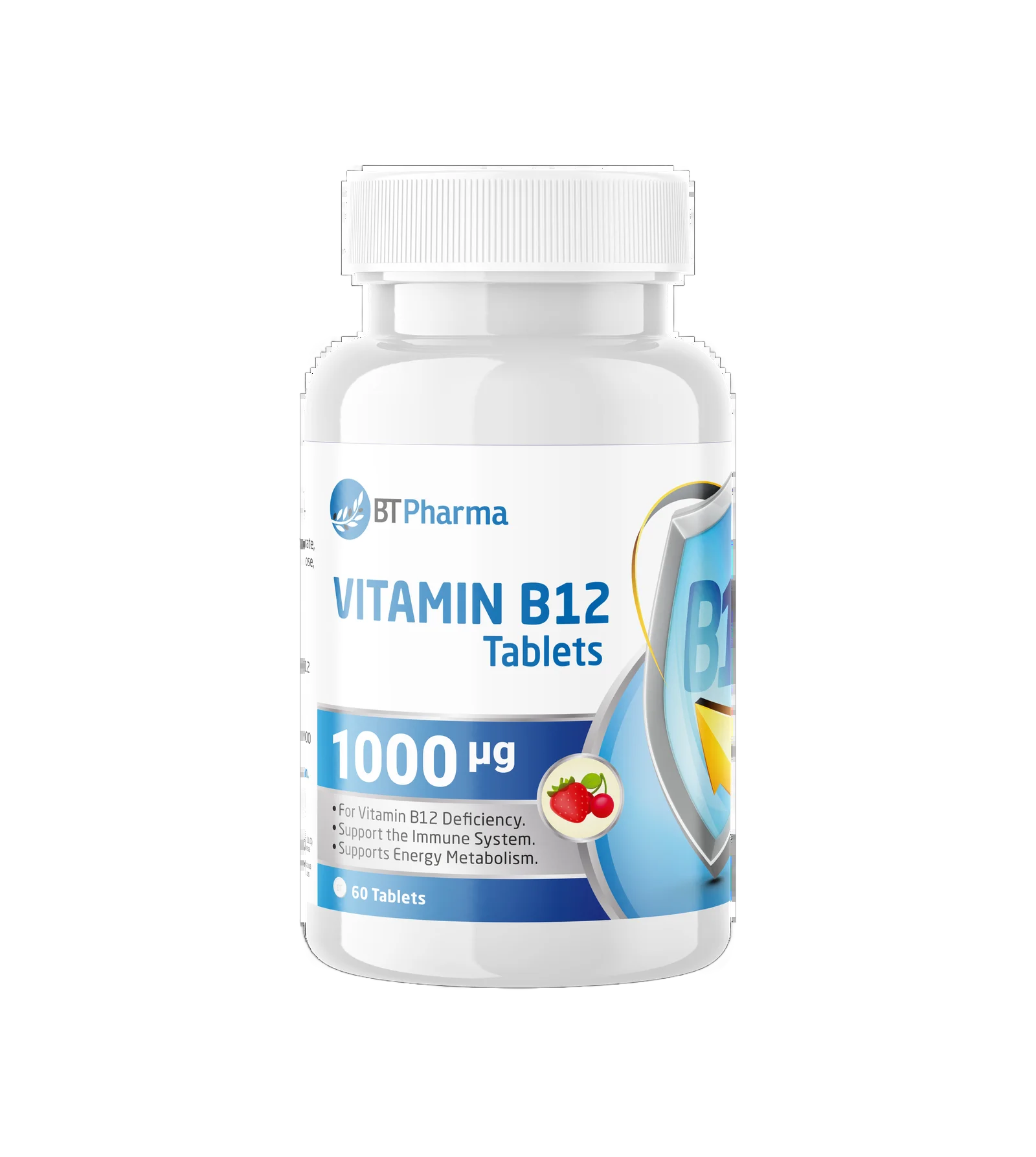 BT Pharma VIT B12 1000mcg 60 Tablets