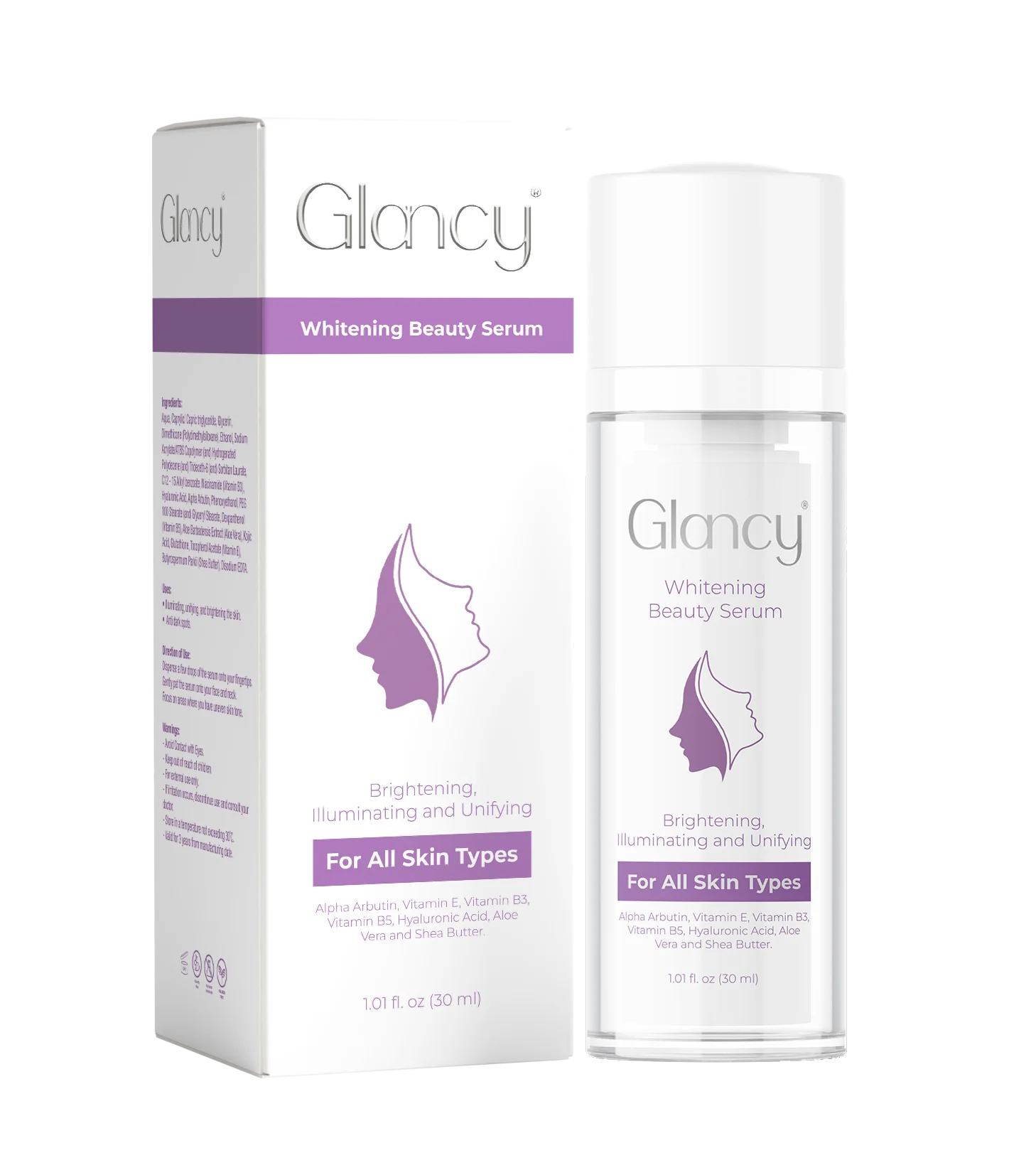 BT Pharma Glancy Whitening Beauty Serum 30ml