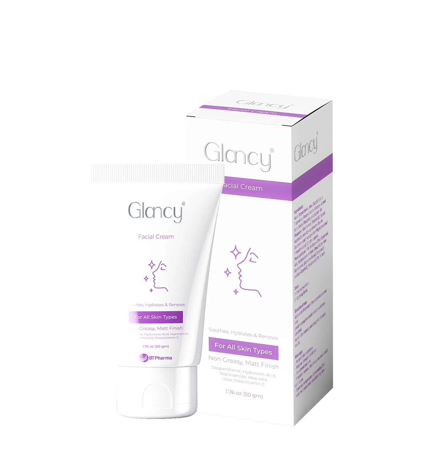 BT Pharma Glancy Facial Cream 50g