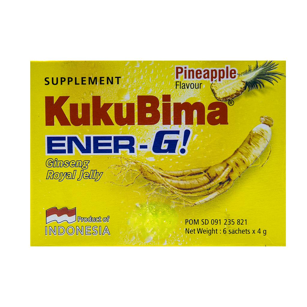 KukuBima Energy Drink Powder Pineapple 6 Sachets