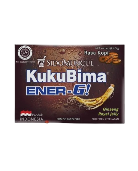 KukuBima Energy Drink Powder Coffee  6 Sachets