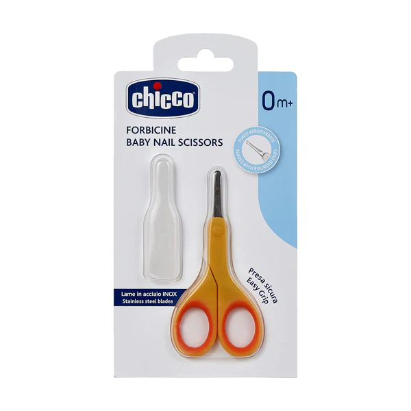 Chicco Baby Nail Scissors Orange