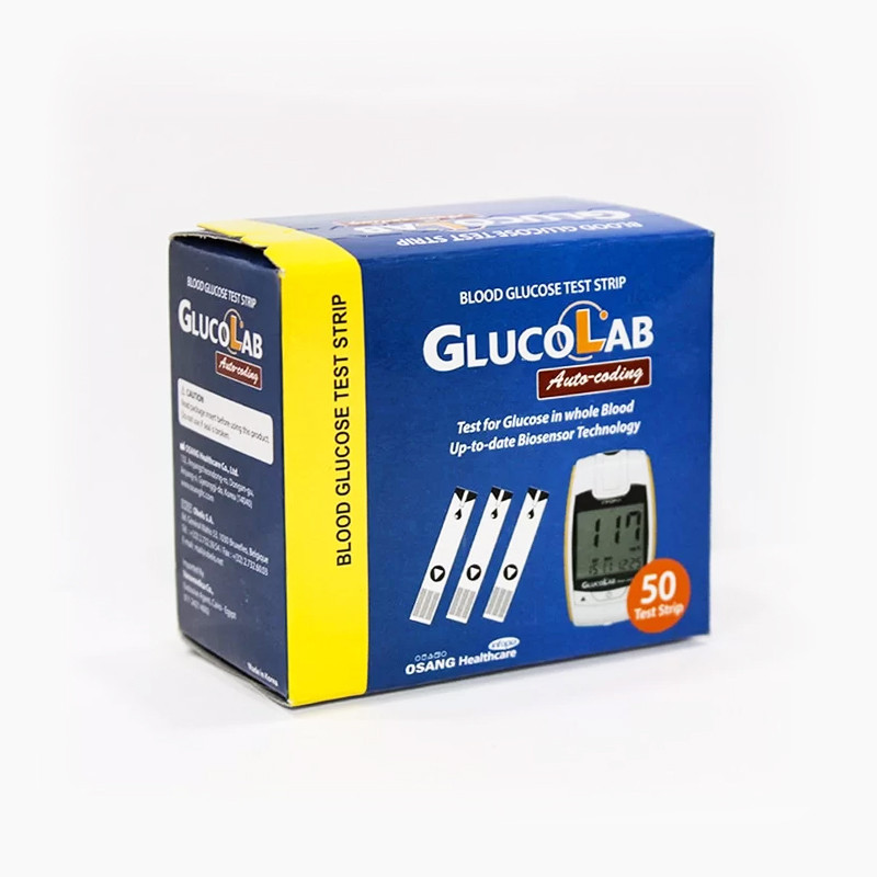 GlucoLab Blood Glucose Test Strips 50 Strips