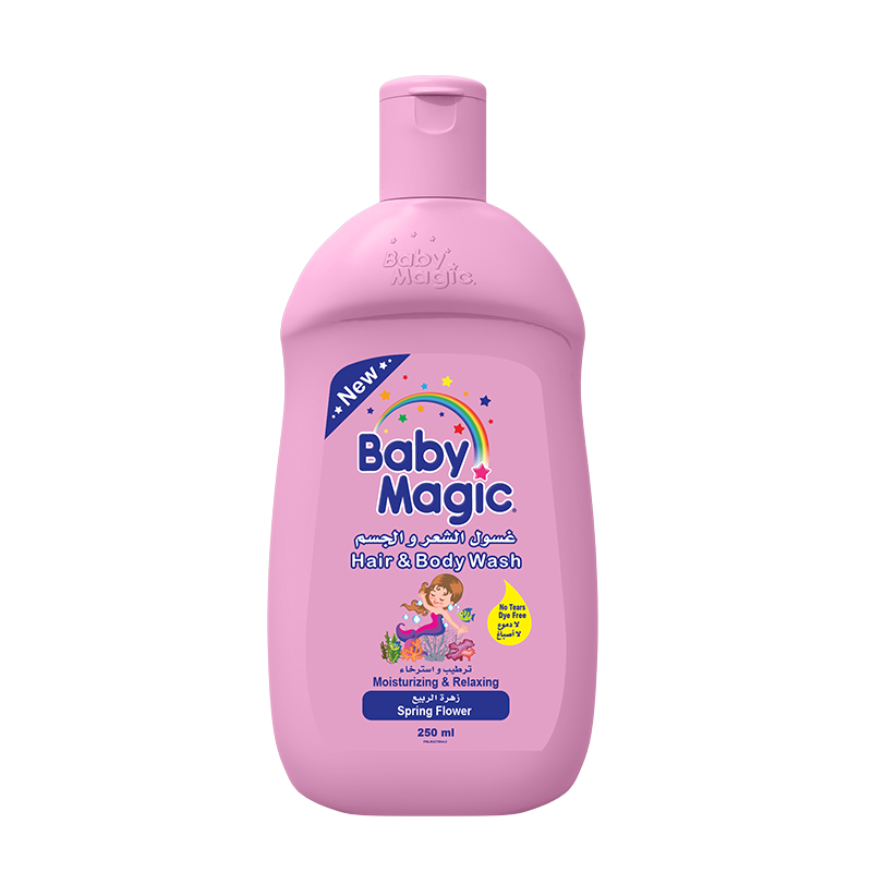Baby Magic Hair & Body Wash With Spring Flower 250ml