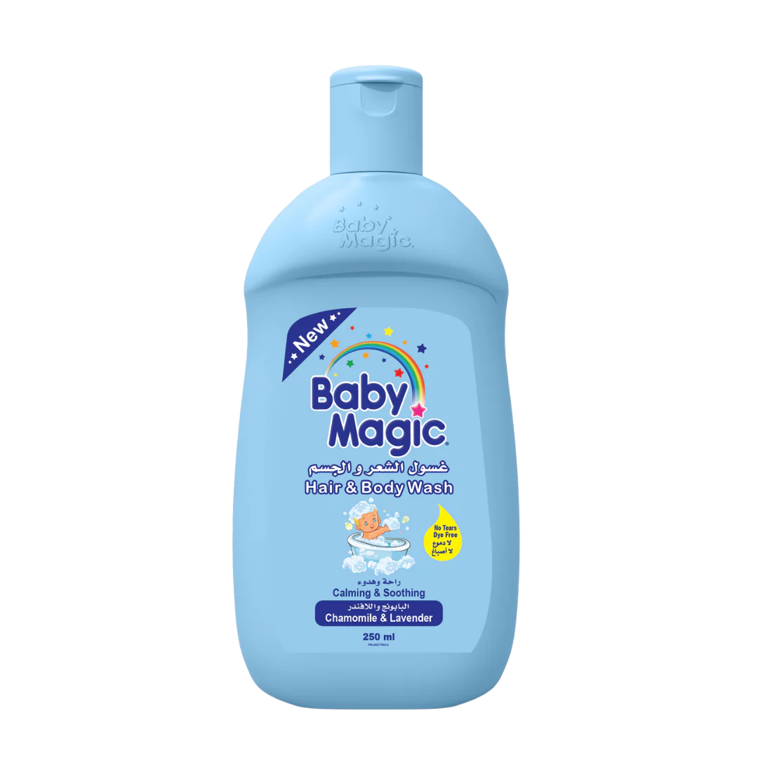 Baby Magic Hair & Body Wash With Chamomile & Lavender 250ml