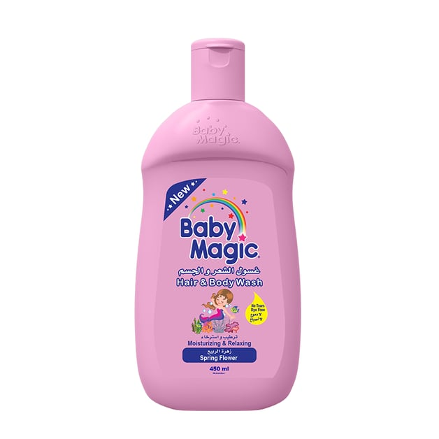 Baby Magic Hair & Body Wash With Spring Flower 450ml
