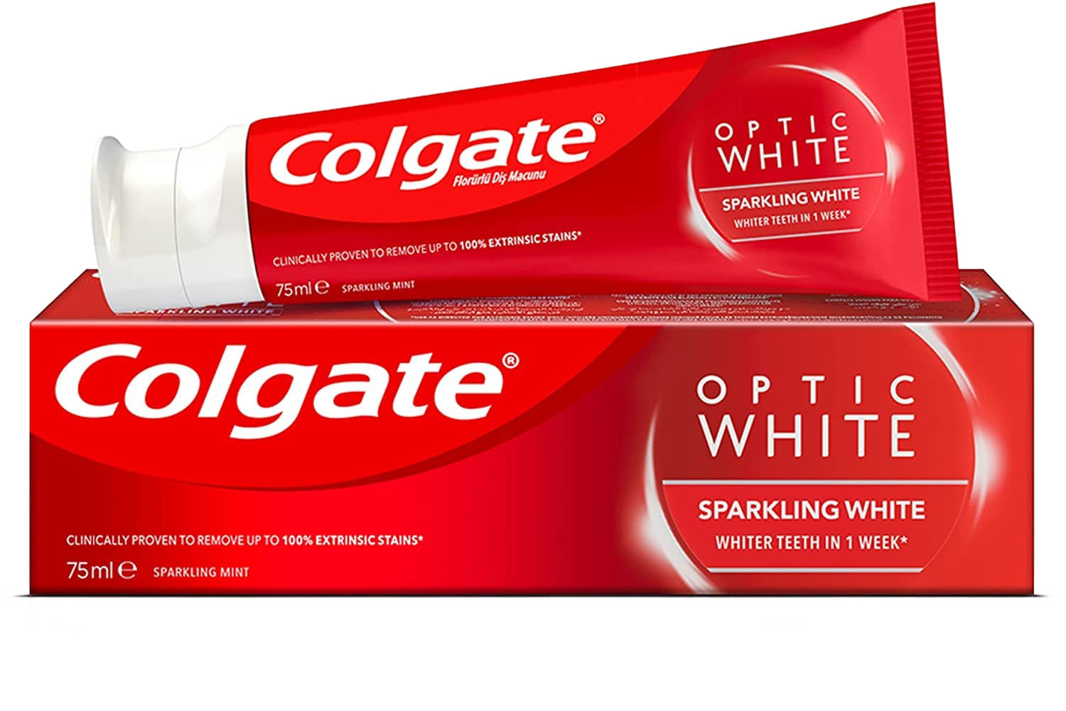 Colgate Optic White Sparkling Toothpaste 75ml
