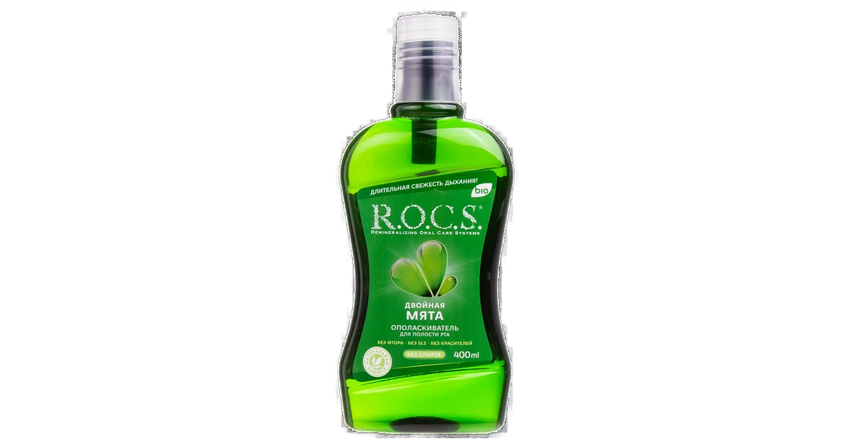 R.O.C.S Double Mint Mouthwash 400ml