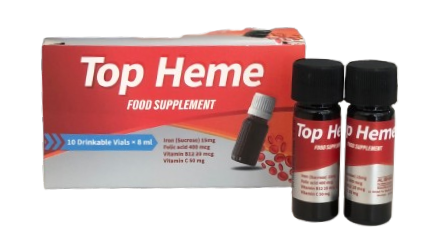 Top Heme Drinkable Vial 10 Vials 8ml