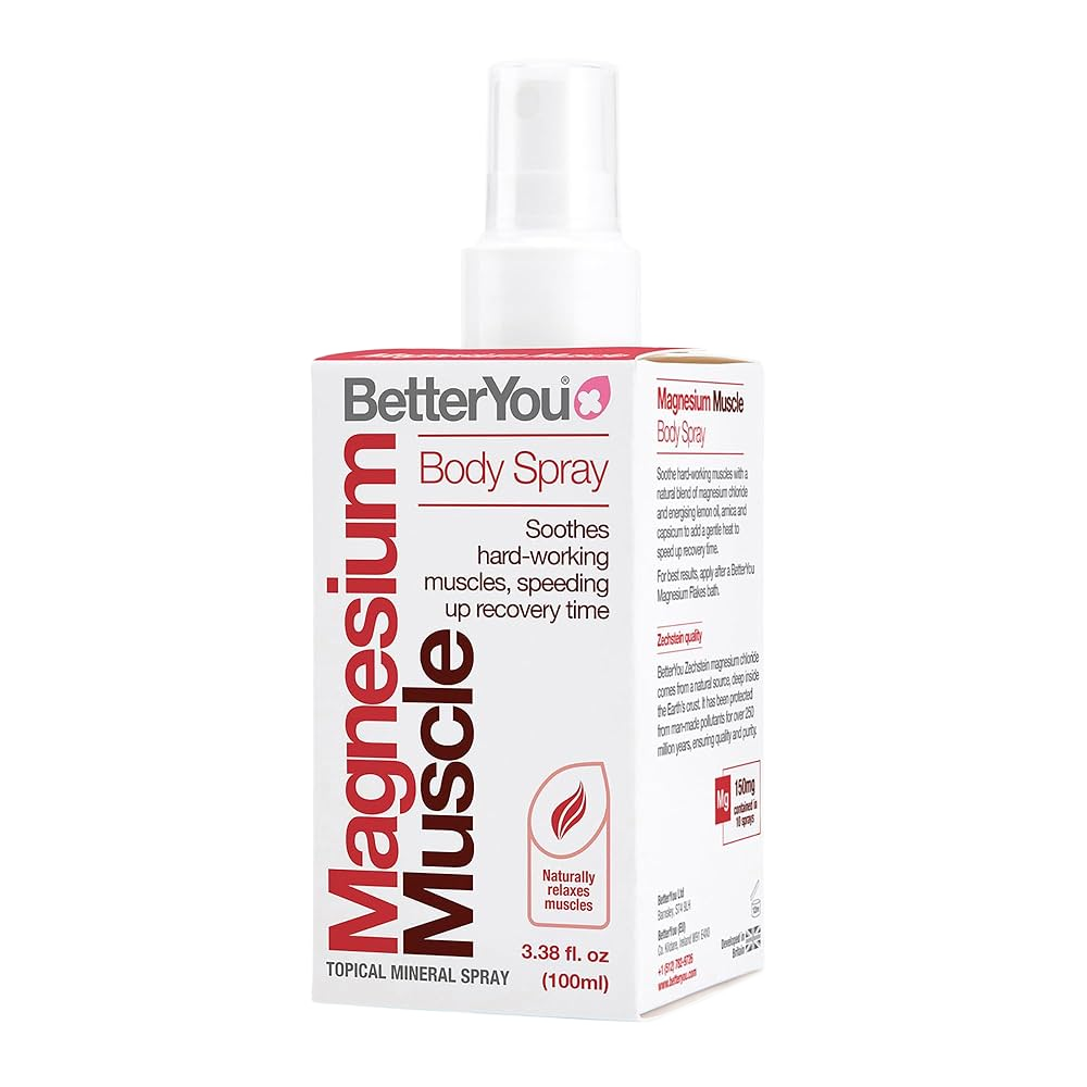 BetterYou Magnesium Muscle Spray 100ml