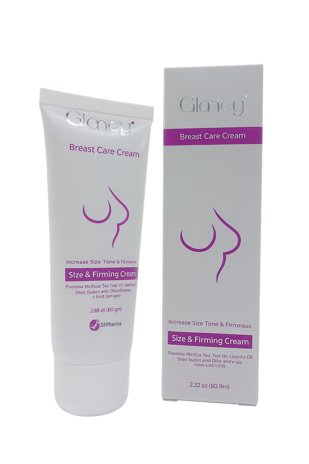 BT Pharma Glancy Breast Care Cream 80g