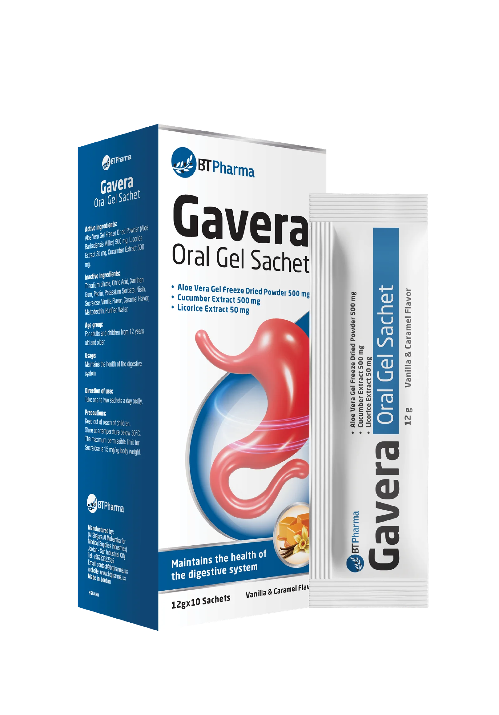 BT Pharma Gavera Oral Gel 10 Sachets