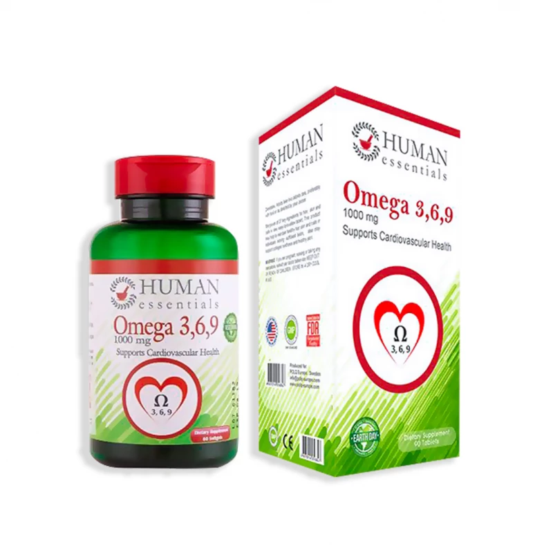 Human Essentials Omega 3-6-9 1000mg 60 softgels