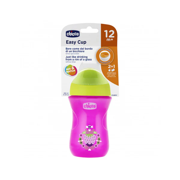 Chicco Easy Cup Pink 12M+ 266Ml
