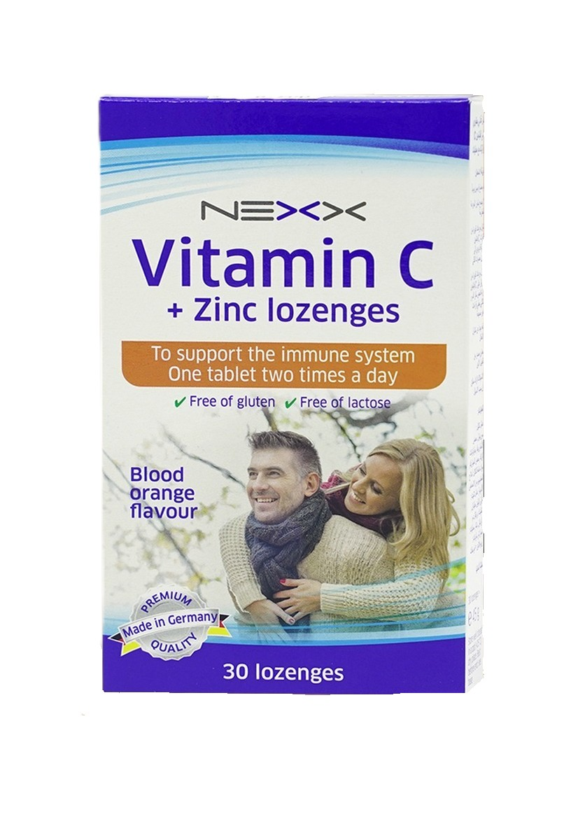 Nexx Vitamin C + Zinc Lozenge 1000mg 30 Lozenges
