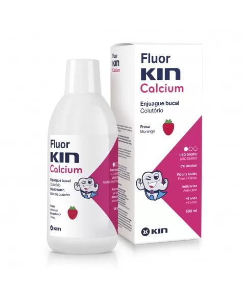 Flour KIN Calcium Kids Mouthwash 500ml
