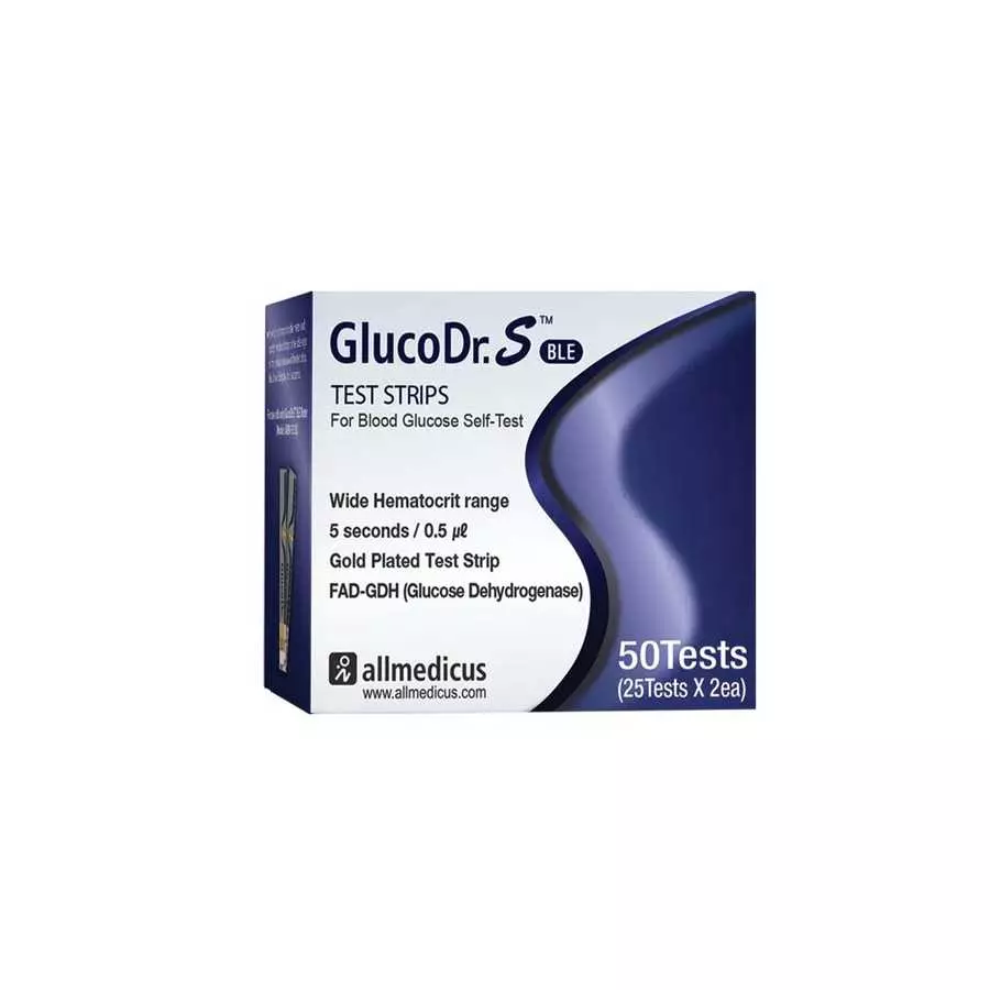Gluco Dr.S 50 Strips + 25 Strips Free