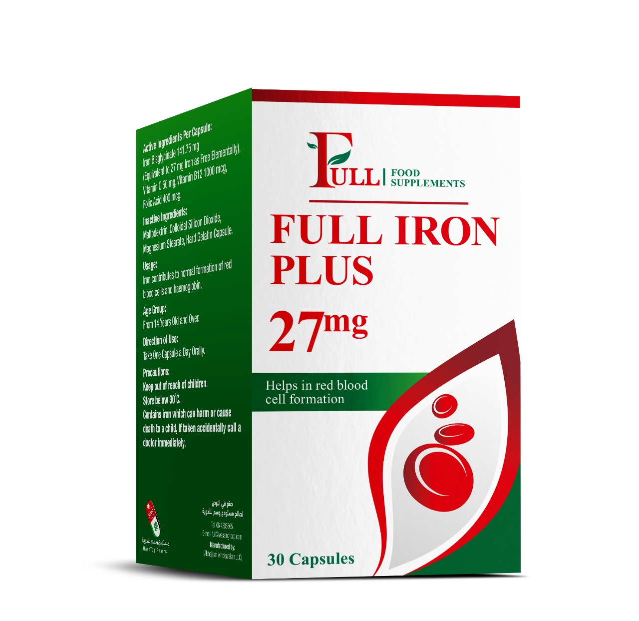 Full Iron Plus 27mg Tablet 30