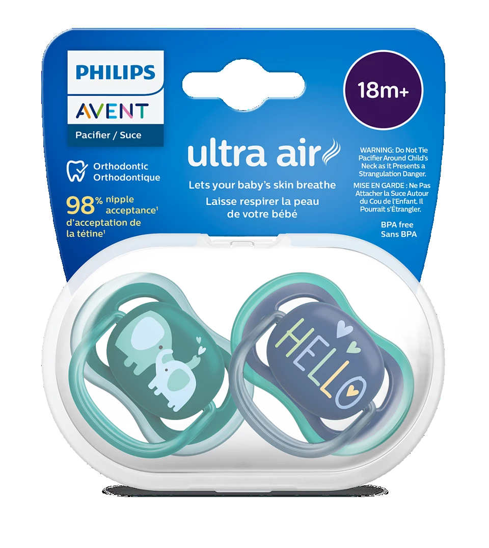 Philips Avent Soother Ultra Air 18M+ Boy 2 Pieces