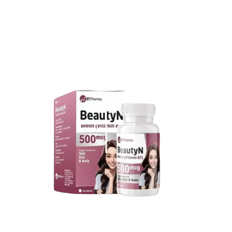 BT Pharma Beauty N 500mcg 30 Tablets