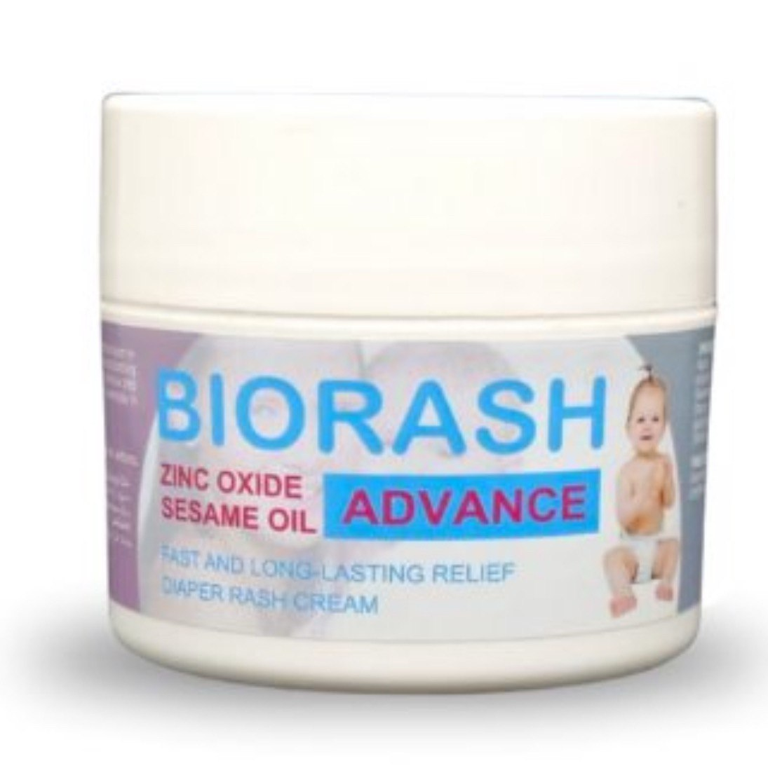BIORASH Advance Zinc Oxide Sesame Oil Cream 60ml