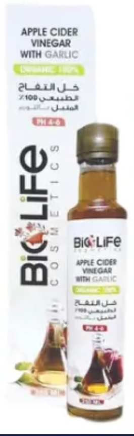 Biolife Natural Apple Cider Vinegar With Garlic 250ml