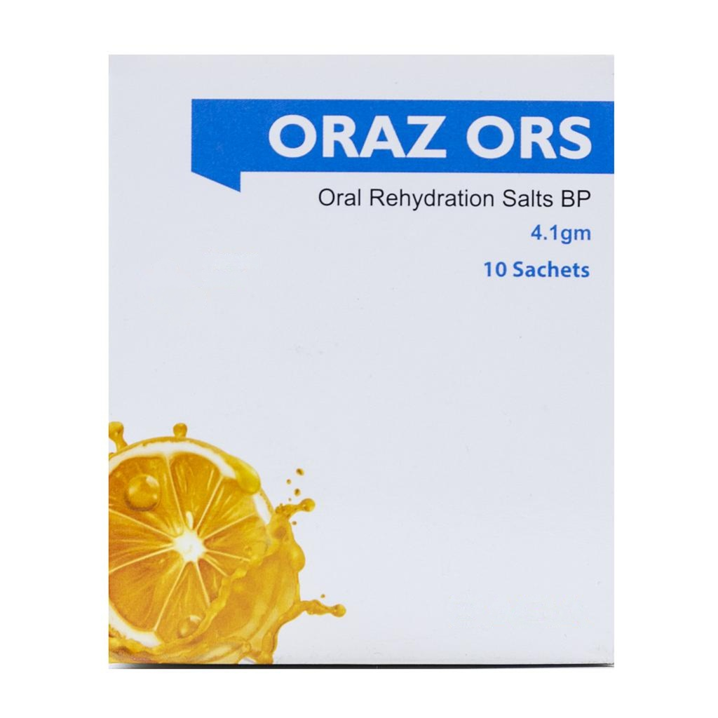 Oraz ORS Oral Rehydration Salt 10 Sachets