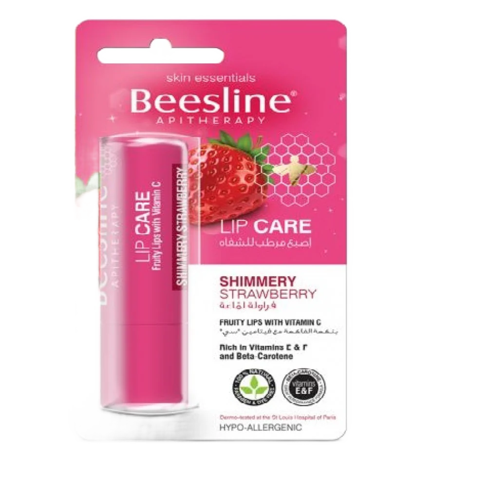 Beesline Lip Care Strawberry Lip Balm 4g