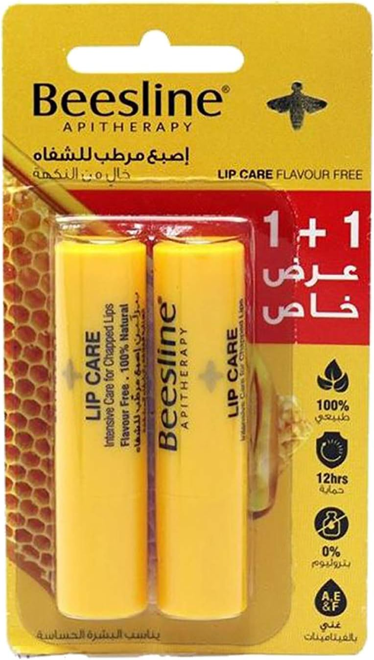 Beesline Lip Care Flavour Free 4g (1+1 Offer)