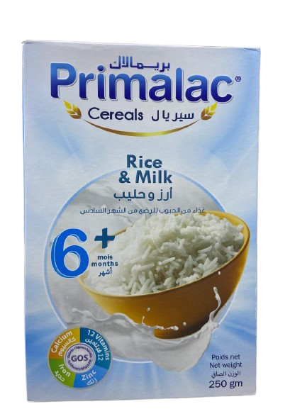 Primalac Rice And Milk +6M Cereals 250g