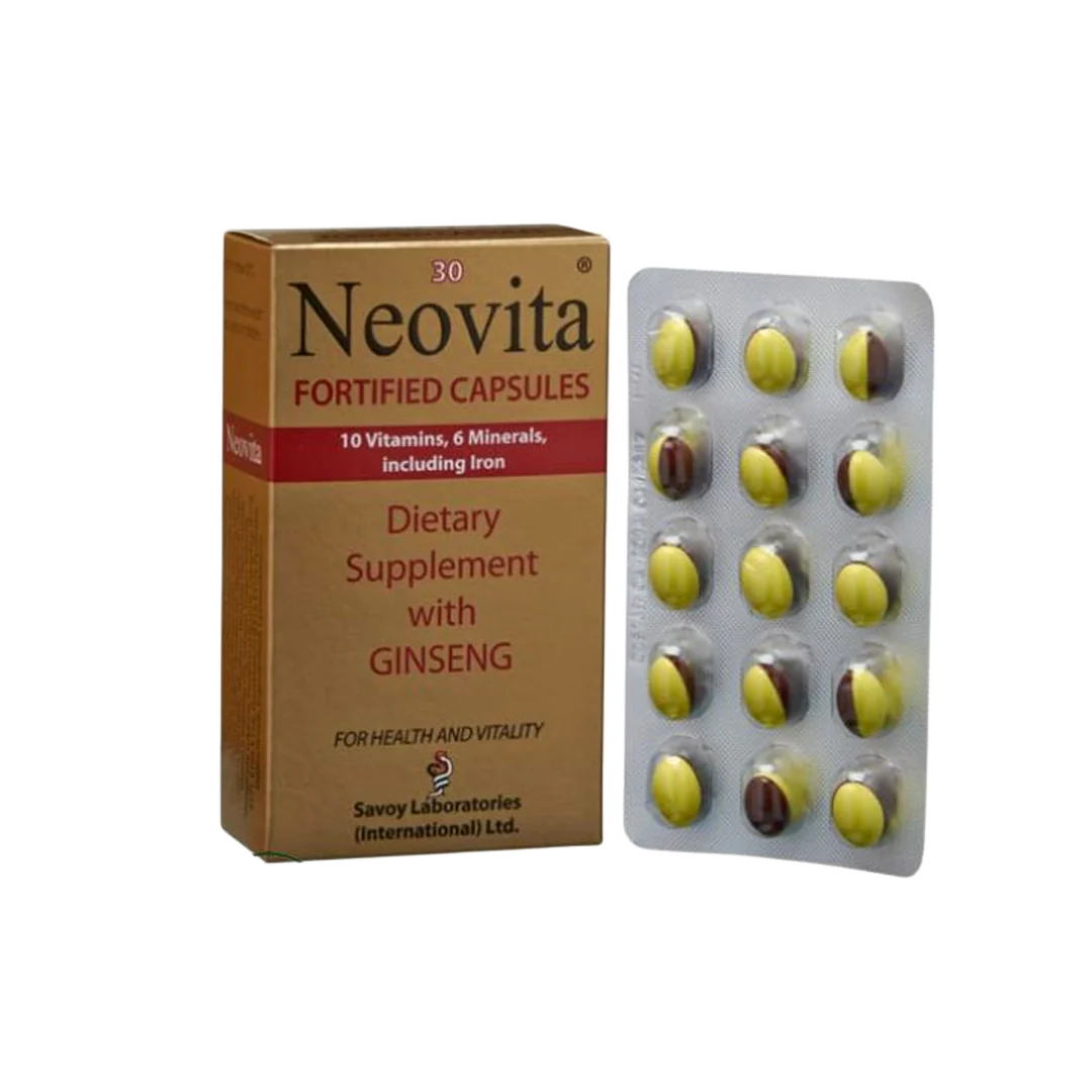 Neovita Multivitamins With Ginseng 30 Capsules