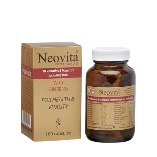 Neovita Multivitamins With Ginseng 100 Capsules