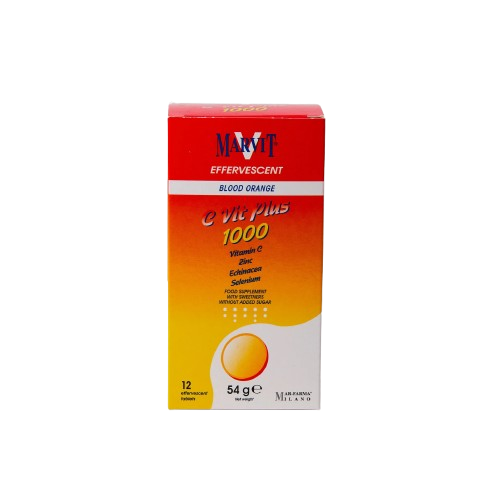 Marvit C Vit Plus Effervescent Tablet 1000mg 20 Tabs