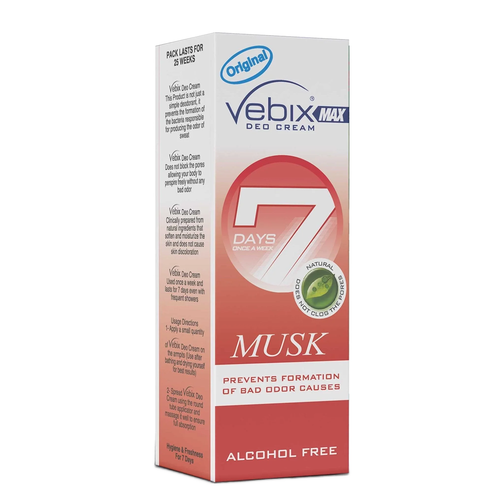 Vebix Deodorant Cream Musk 25ml