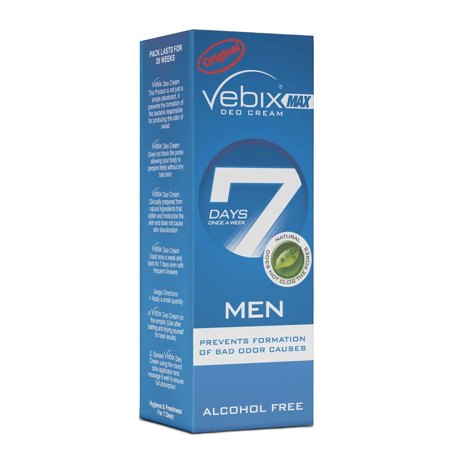 Vebix Deodorant Cream For Men 25ml