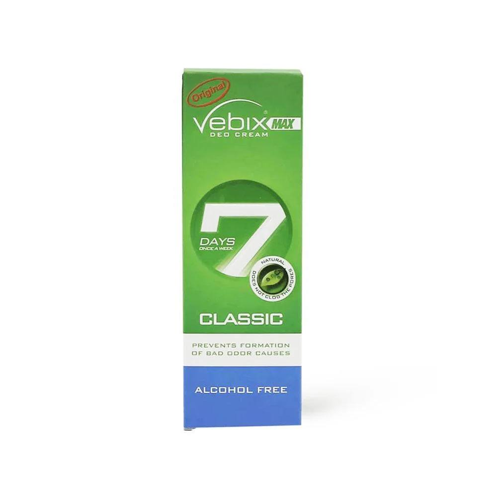 VEBIX Deodorant Cream Classic 7 Days Extra Long Lasting 25ml