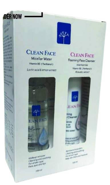 Alfayasel Labs Clean Face Miceller Water 100ml and Foaming Cleanser 100ml