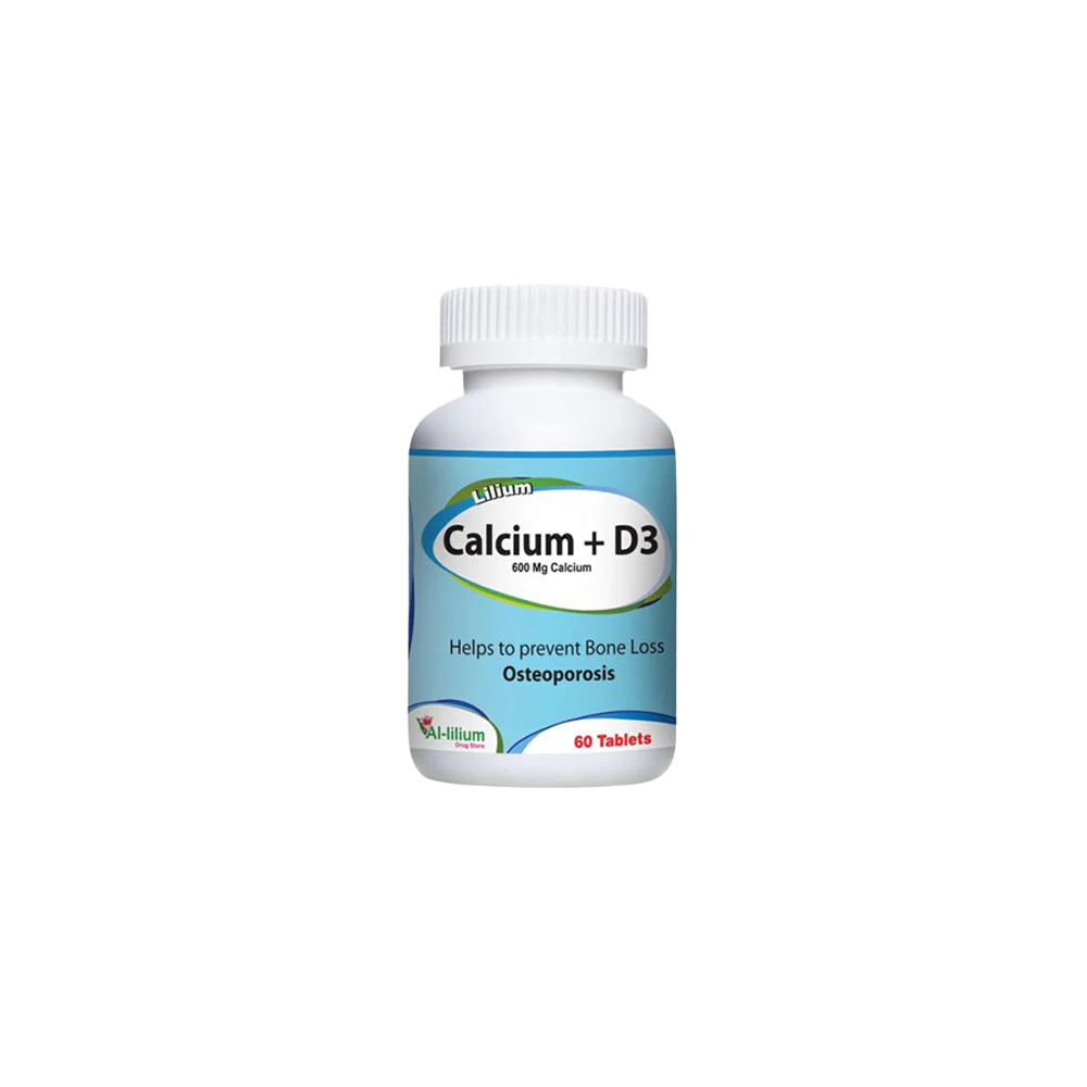 Lilium Calcium Tablet 600mg + D3 60 Tabs