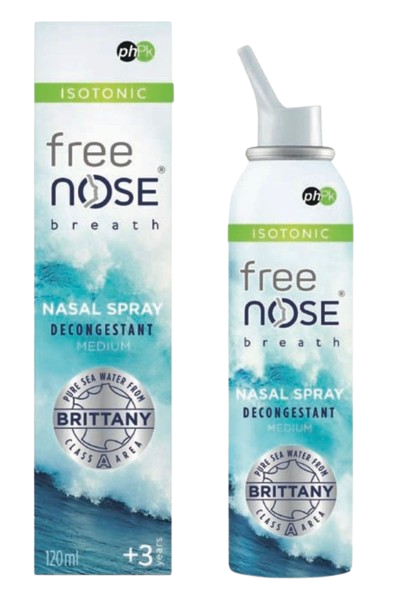 Free Nose Isotonic Nasal Spray 3+ Years 120ml