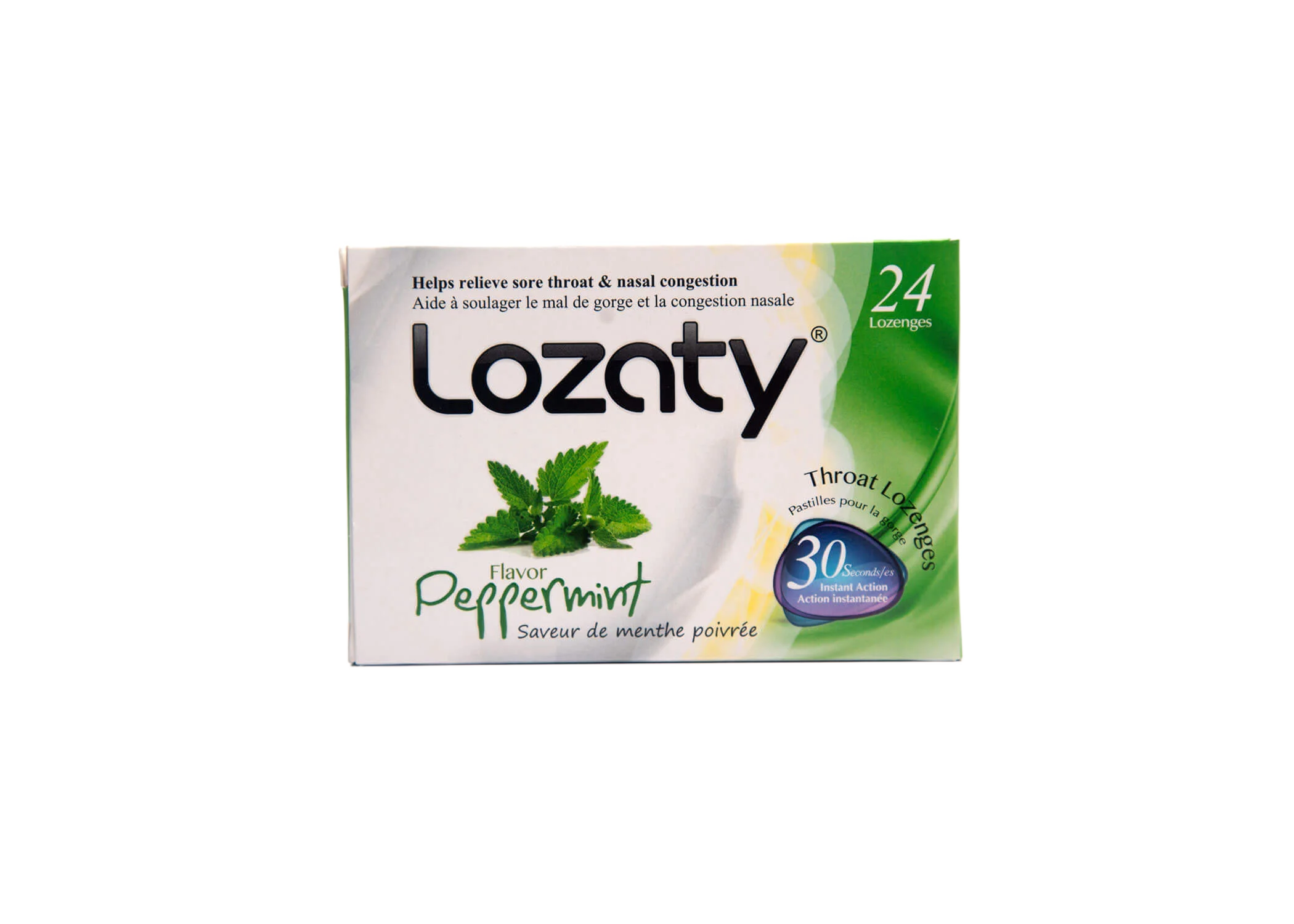 Lozaty Thorat Peppermint Flavor 24 Lozenges