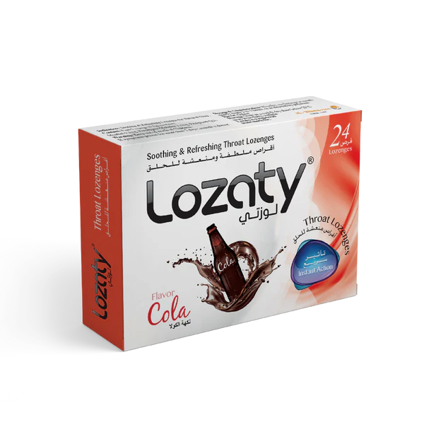 Lozaty Throat Cola Flavor 24 Lozenges