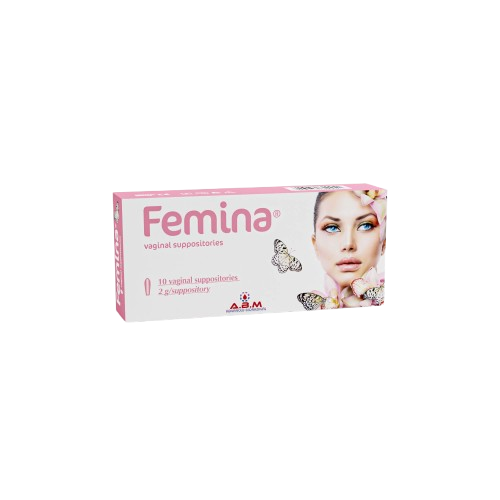 Femina Vaginal Suppository 10 Suppositories