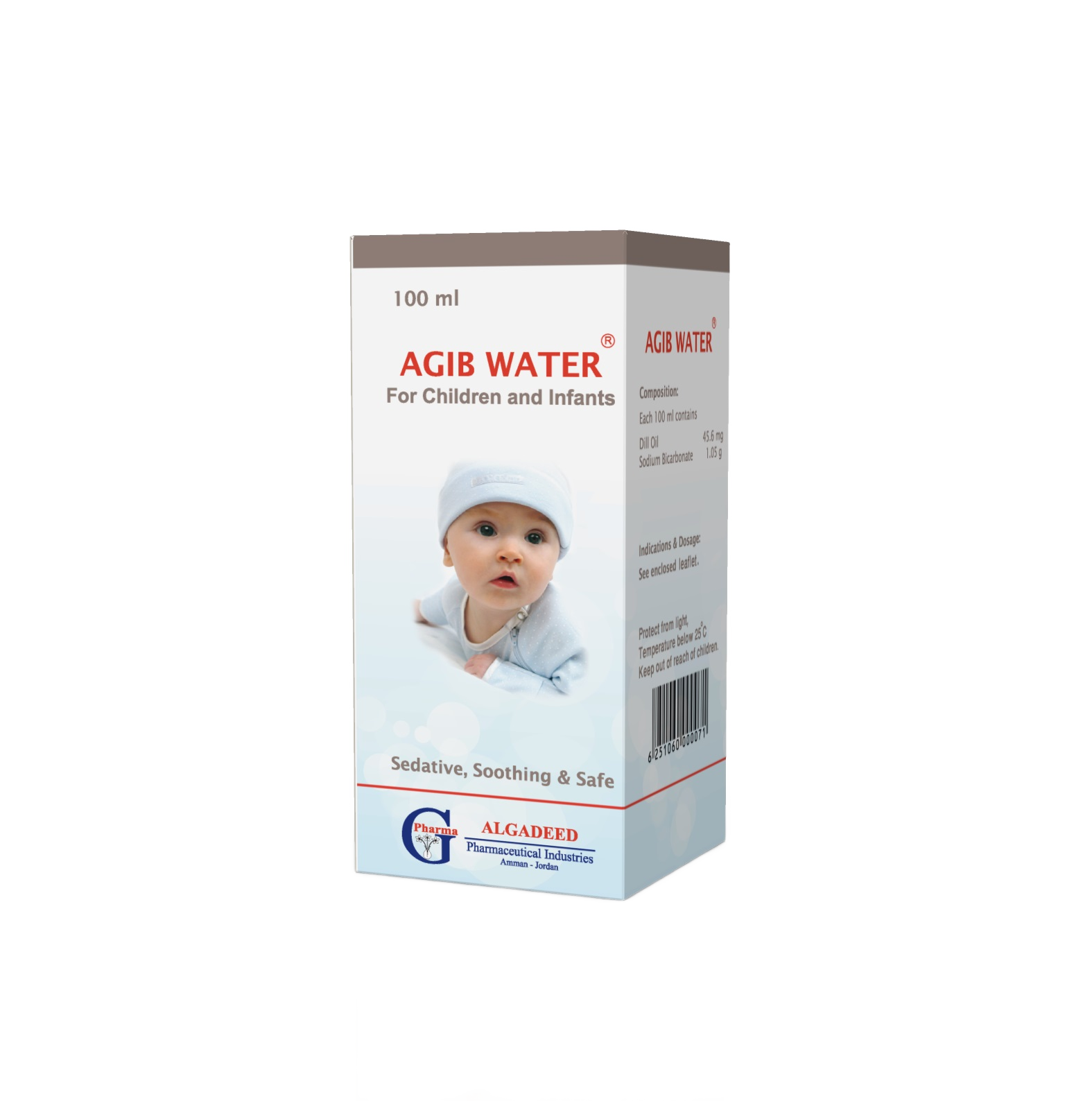 Al-Gadeed Pharmaceutical Agib Water 100ml