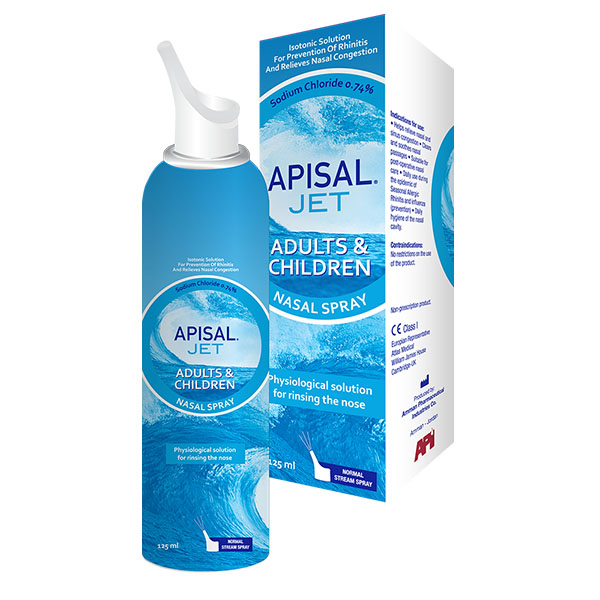 API Apisal Jet Nasal Spray For Children And Adults 125ml